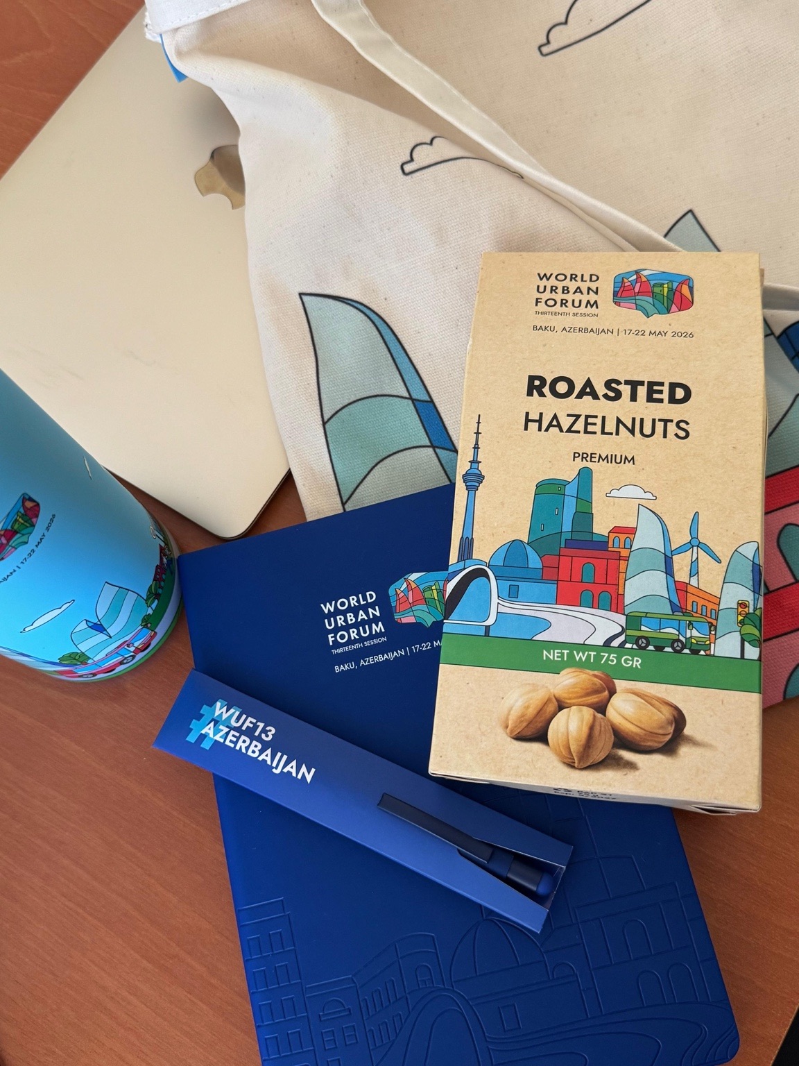 WUF13 product packaging and event materials